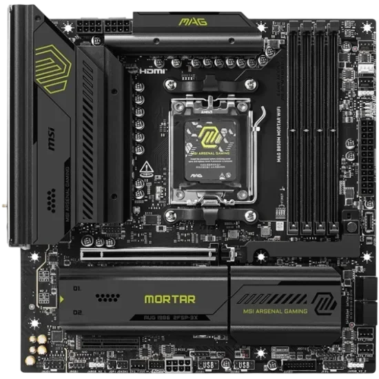 MSI Материнская плата MSI MAG B850M MORTAR WIFI