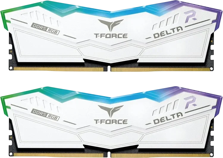 TEAM GROUP Оперативная память 32 Gb 7600 MHz Team Group T-FORCE DELTA RGB White (FF4D532G7600HC36DDC01)